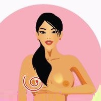 دلكي الصدر في حركة دائرية