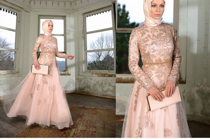فساتين سهرة للمحجبات 11