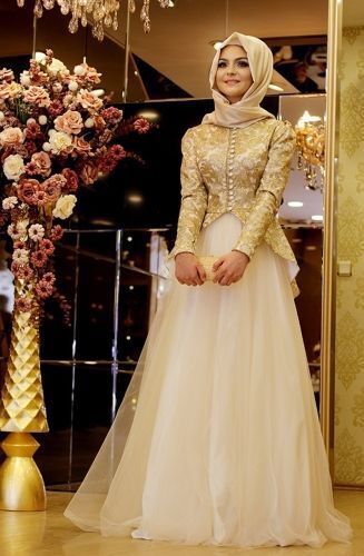 فساتين سهرة للمحجبات 17