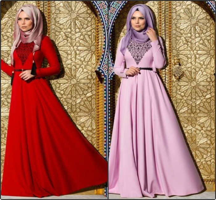 فساتين سهرة للمحجبات 3