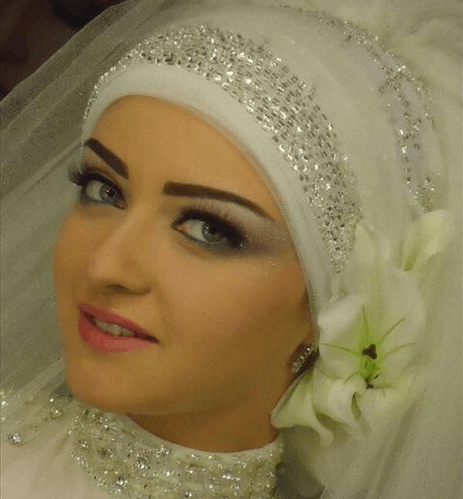 لفة طرحة العروسة المحجبة 2