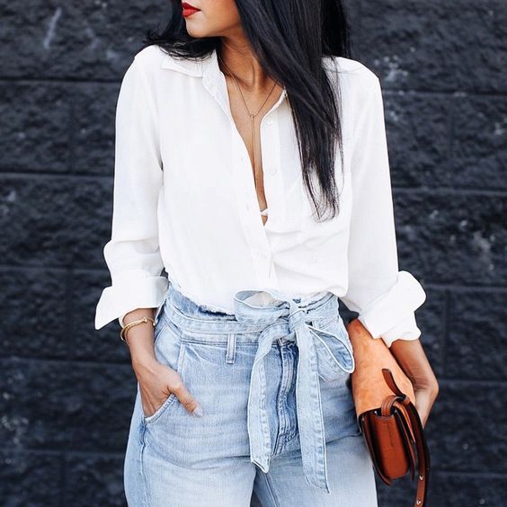 موضة high waist 17