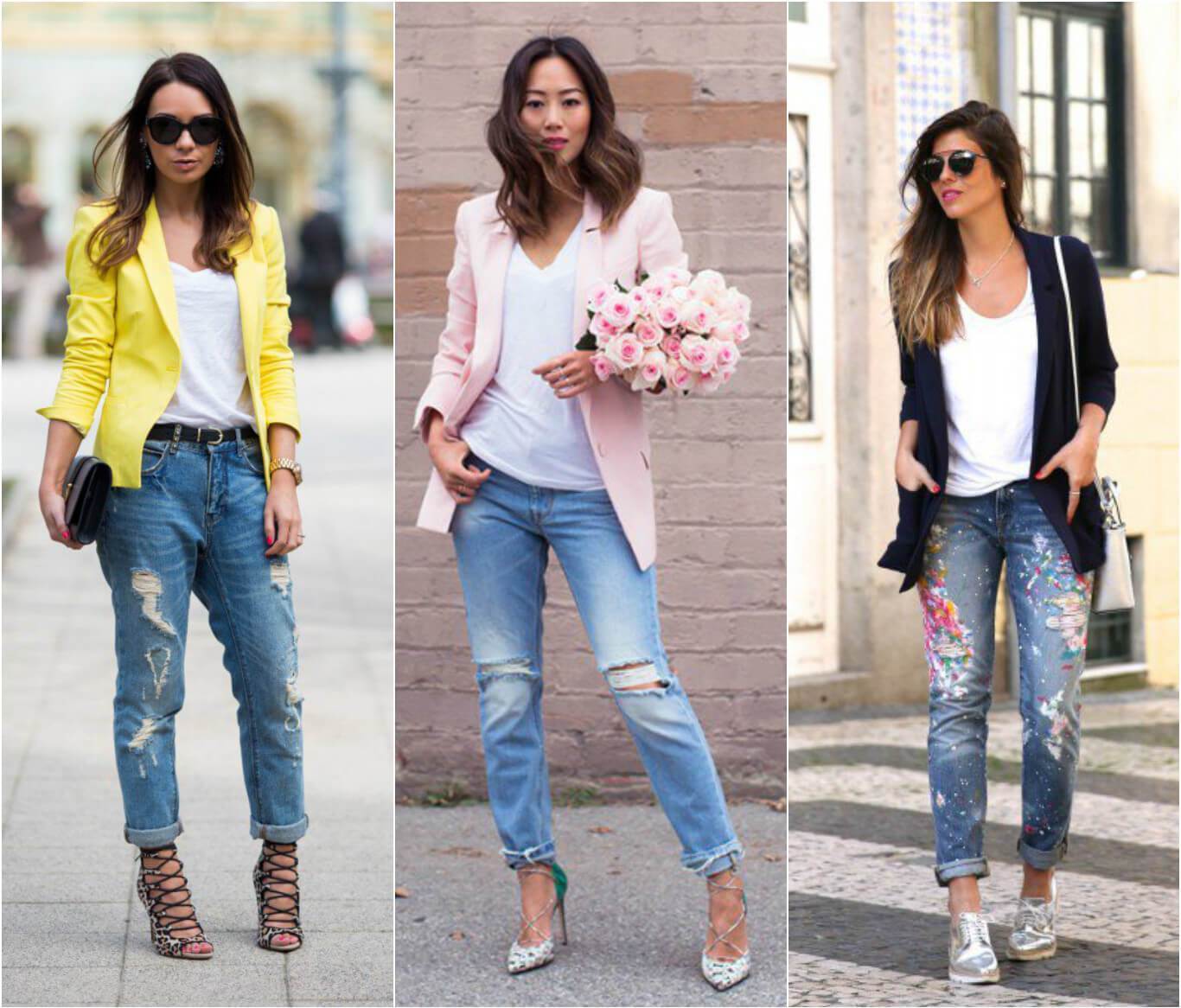 بنطلون ال boyfriend jeans42 43 44
