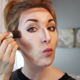 ارسمي كونتور عشان يخلي وشك يبان ارفع