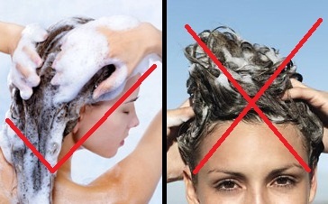 غسيل الشعر بطريقة صحيحة