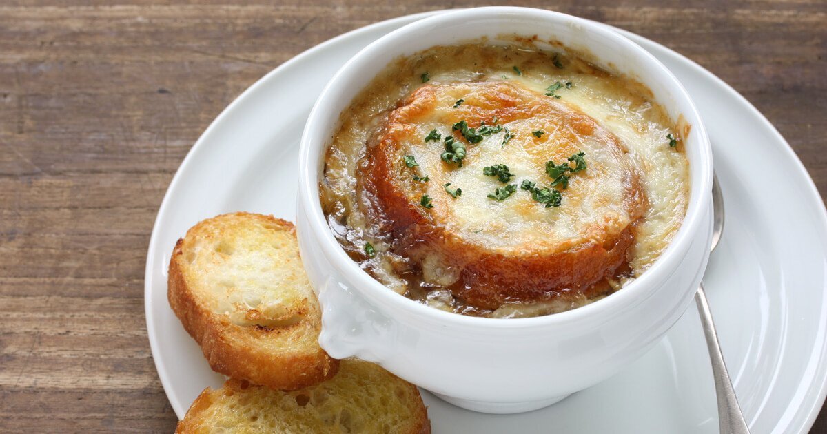 شوربة البصل الفرنسية
