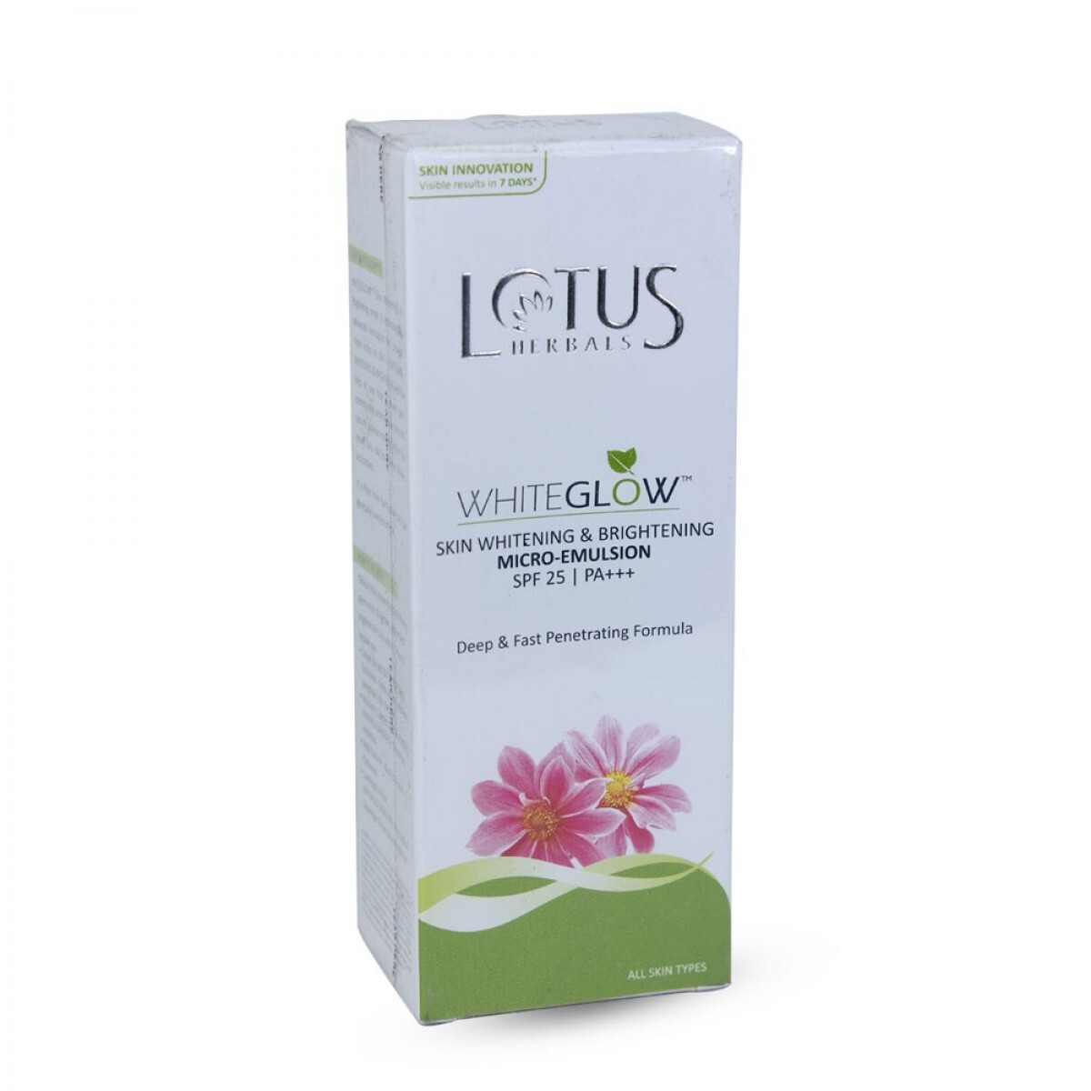 كريم لوتس بالاعشاب Lotus Herbals WhiteGlow Skin Whitening & Brightening Micro Emulsion