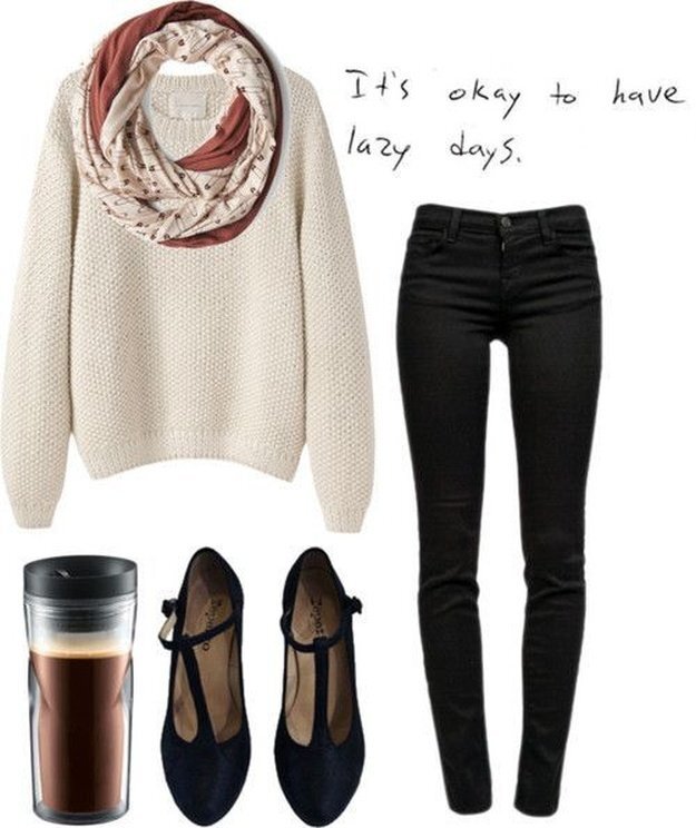lazy day look