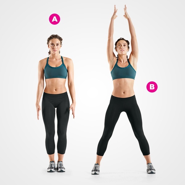 تمرين Jumping Jacks