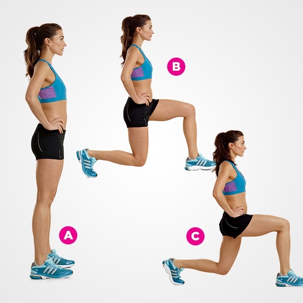 تمرين Lunges
