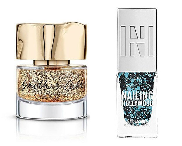 طبقة الجليتر او الـ glitter topping