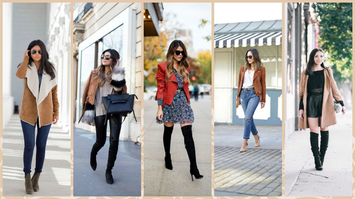 ستايلات أنيقة للبس الجاكت والبالطو القطيفة SUEDE JACKETS