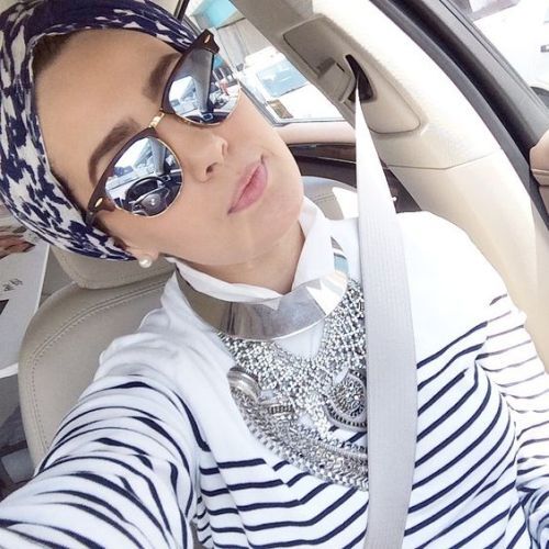 necklace مع الحجاب. 8