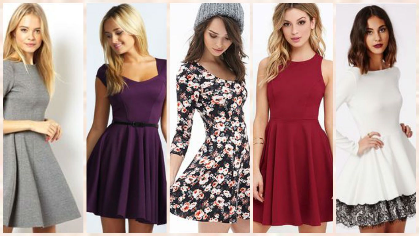 موضة الفستان المنزلق أو ال Skater Dress وإزاي تلبسيه