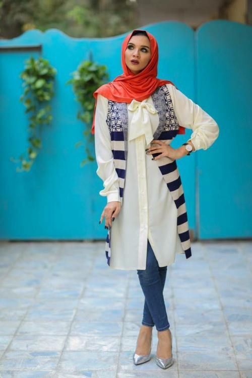 موضة المحجبات لشتاء 2017 10