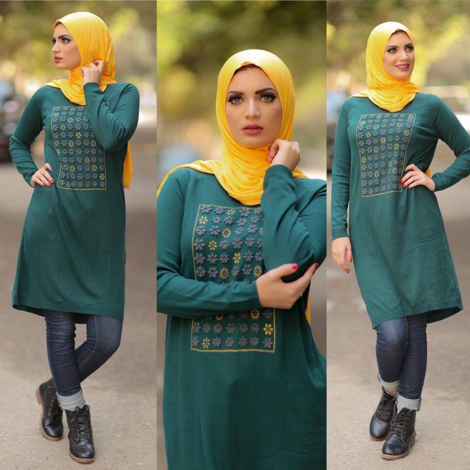 موضة المحجبات لشتاء 2017 28