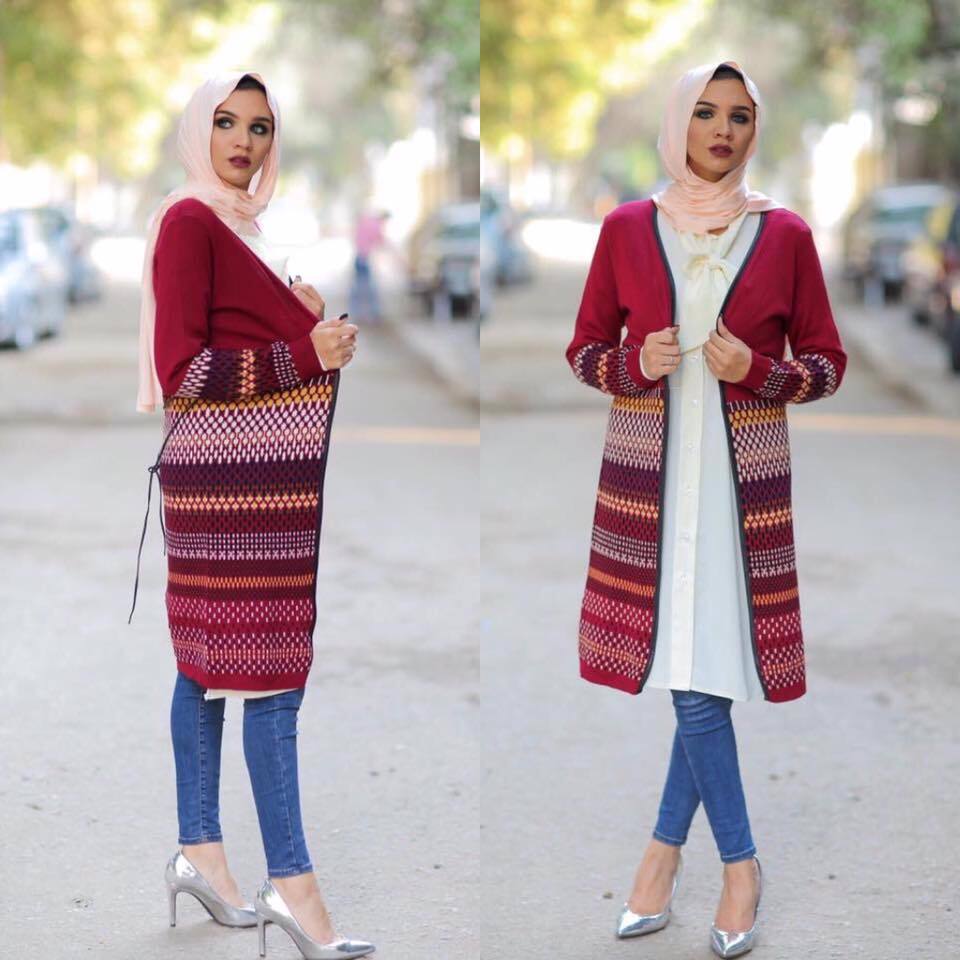 موضة المحجبات لشتاء 2017 32
