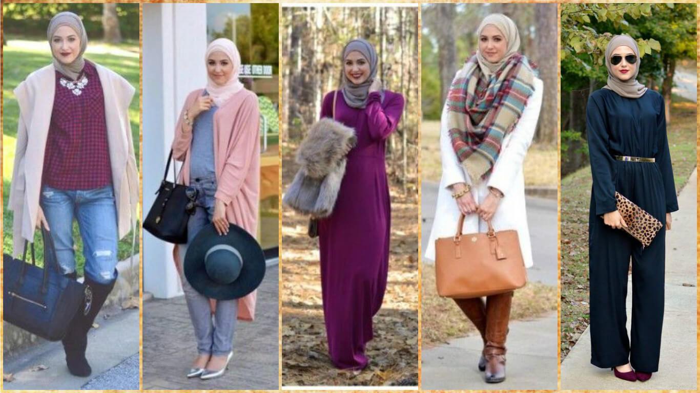 موضة الستريت ستايل للمحجبات Street Style لشتاء 2017