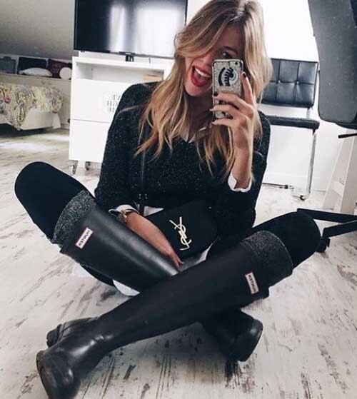 موضة الـhunter-boots 19