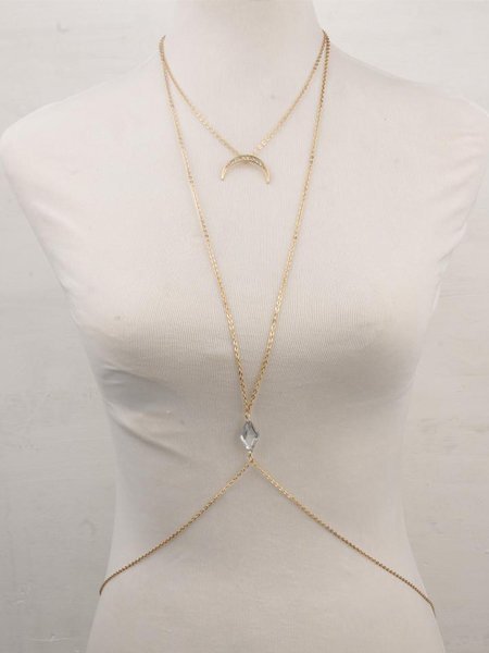 Crescent and Rhinestone