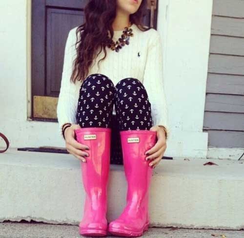 موضة الـhunter-boots 13