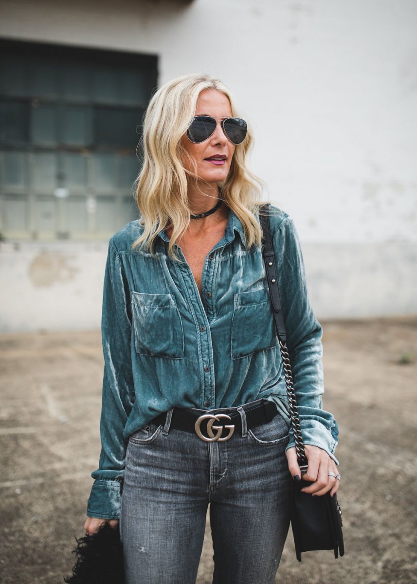 the everygirl how to wear velvet velvet_top