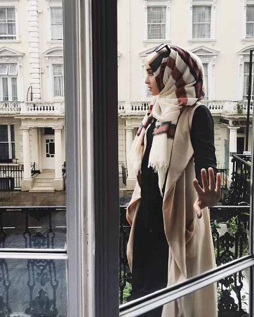 افكار ستايلات للمحجبات 2