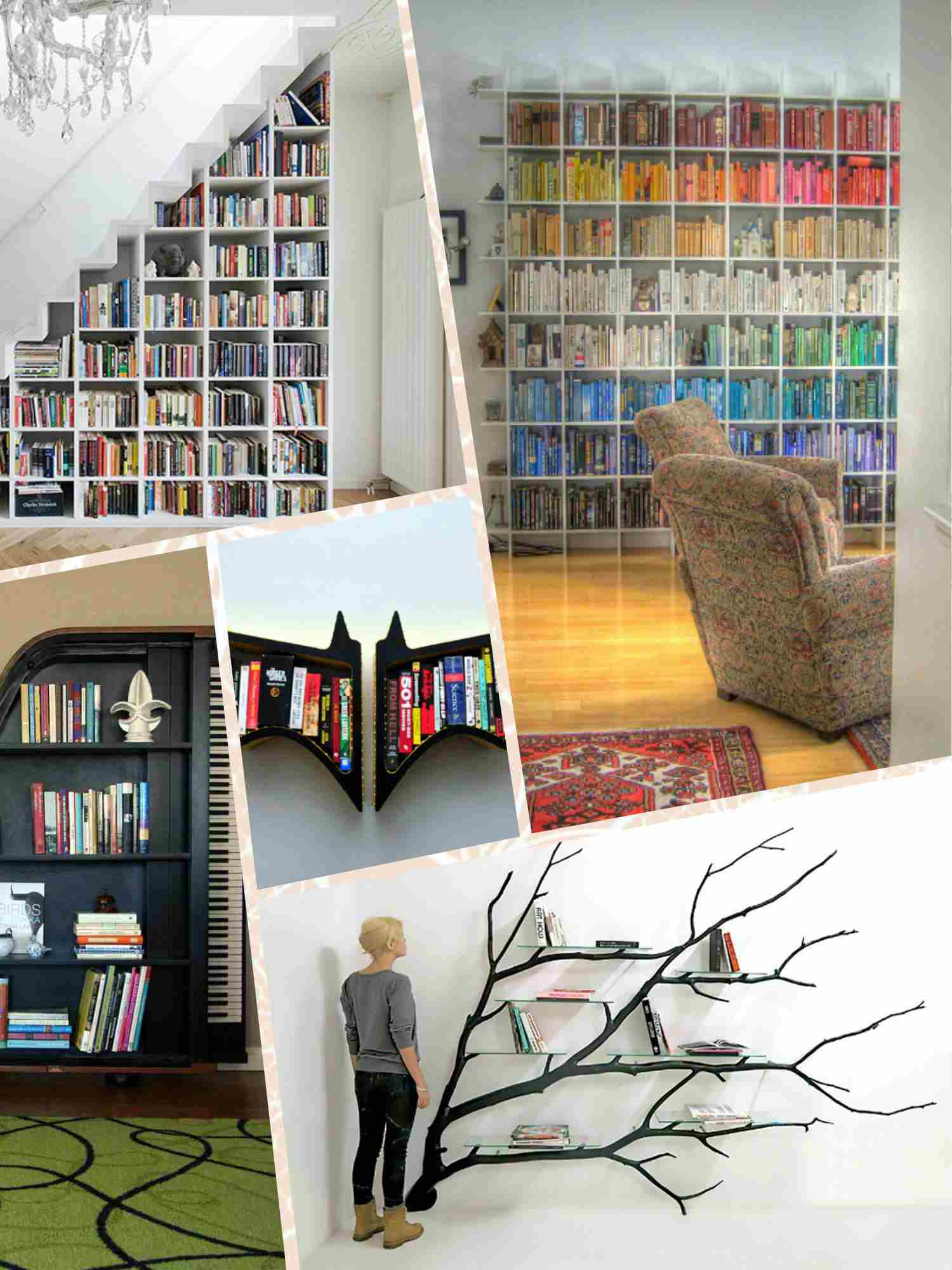 افضل 10 افكار لتجديد الديكور باستخدام رفوف الكتب