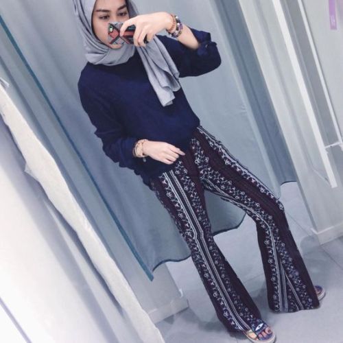 bohemian palazzo pants hijab