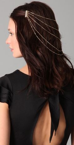 metalic hair jewelry 1