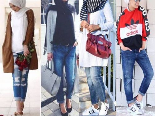 hijabi fashion bloggers with boyfriend jeans
