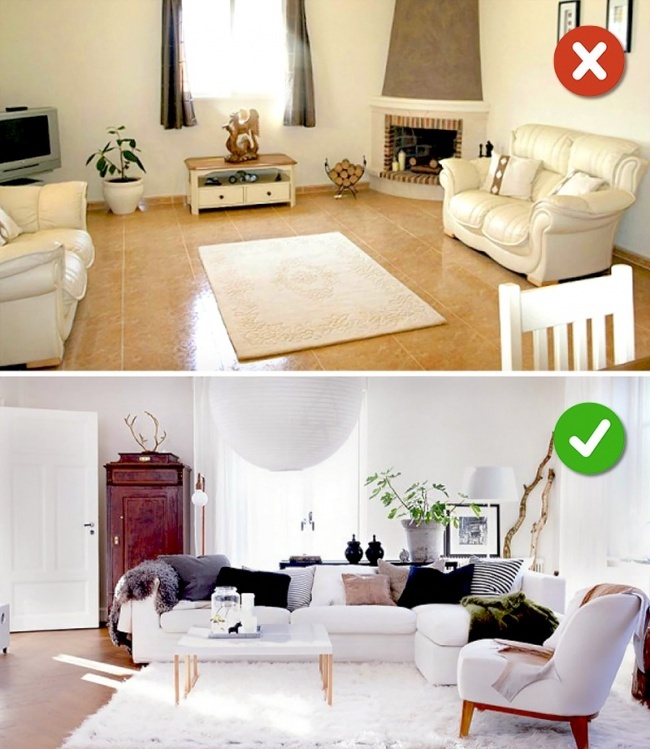 16 غلطة فى ديكور الـ living room بنعملهم فى ديكور البيت