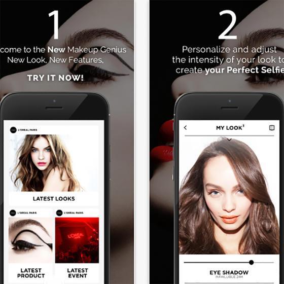 ابليكيشن makeup genius by loreal