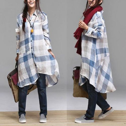 ازاي تلبسي ال shirt dress مع الحجاب 17