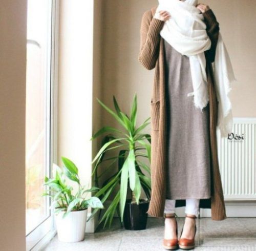 ازاي تلبسي ال shirt dress مع الحجاب 18