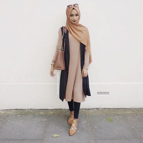 ازاي تلبسي ال shirt dress مع الحجاب 22
