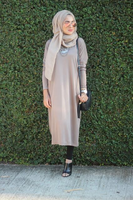 ازاي تلبسي ال shirt dress مع الحجاب 23