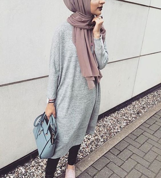 ازاي تلبسي ال shirt dress مع الحجاب 24