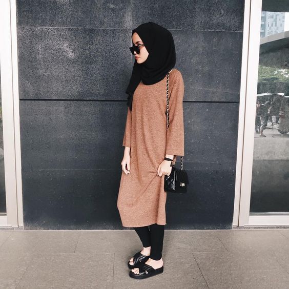 ازاي تلبسي ال shirt dress مع الحجاب 25