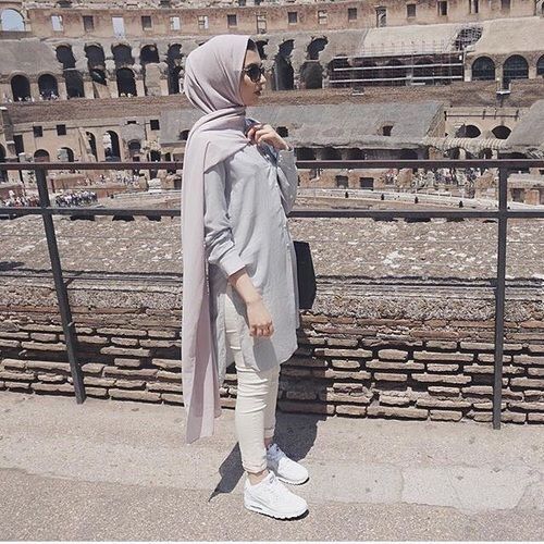 ازاي تلبسي ال shirt dress مع الحجاب 30