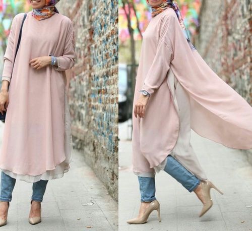 ازاي تلبسي ال shirt dress مع الحجاب 31