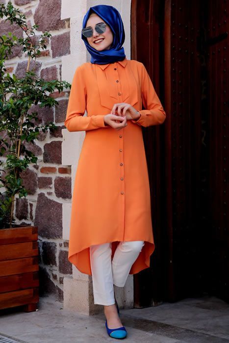 ازاي تلبسي ال shirt dress مع الحجاب 36