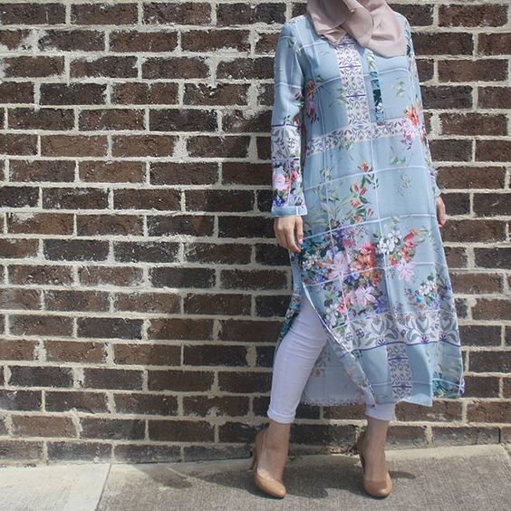 ازاي تلبسي ال shirt dress مع الحجاب 38