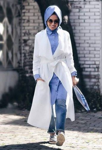 ازاي تلبسي ال Shirt Dress مع الحجاب 1