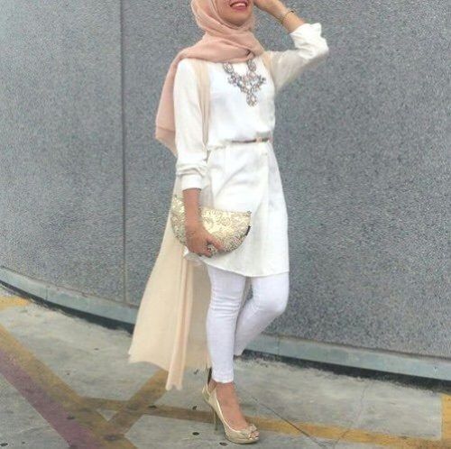 ازاي تلبسي ال shirt dress مع الحجاب 9