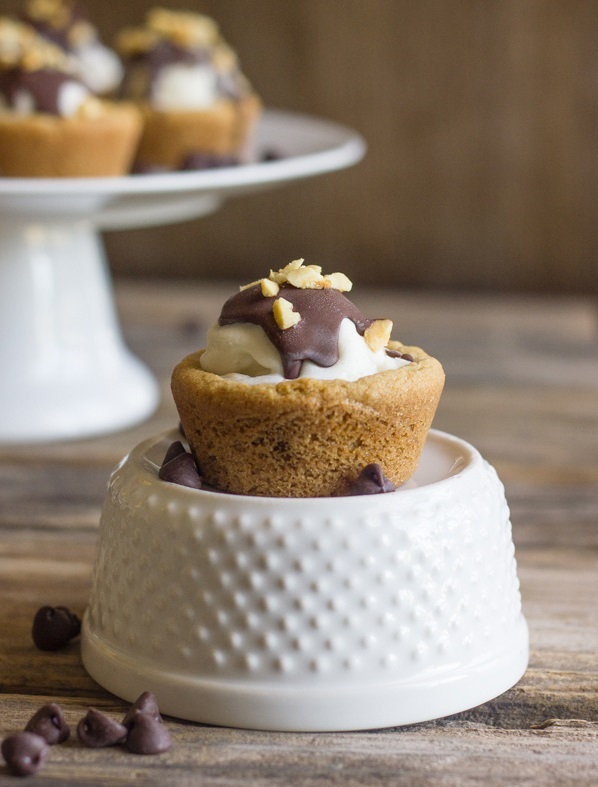 طريقة عمل ايس كريم  COOKIE CUPS
