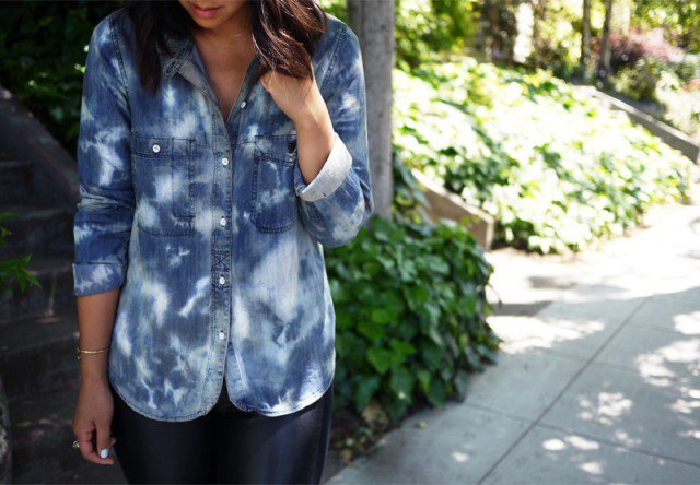افكار ازاي تلبسي الـBleach Denim Shirt 17