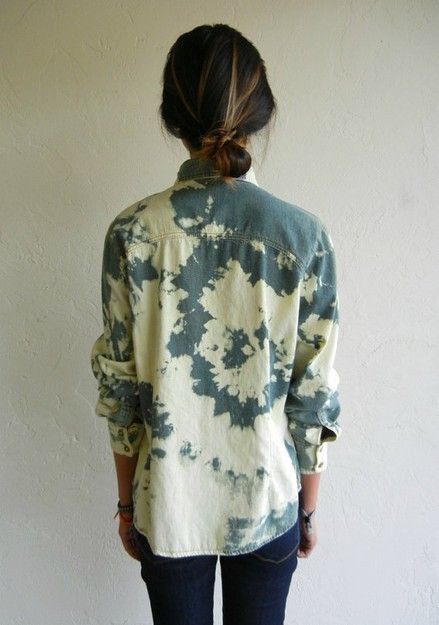 افكار ازاي تلبسي الـBleach Denim Shirt 7