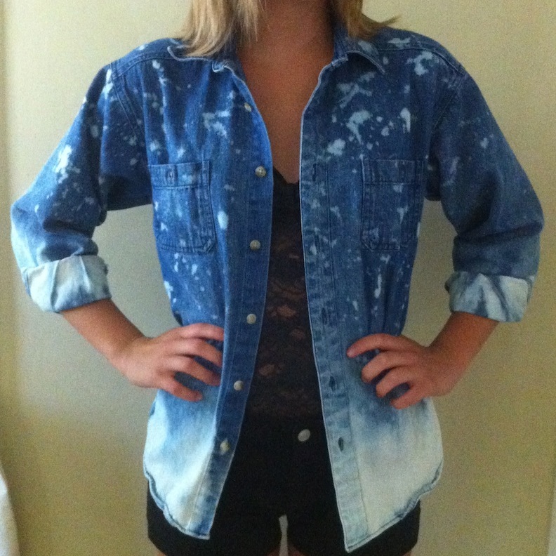 افكار ازاي تلبسي الـbleach denim shirt 11