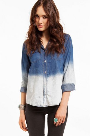 افكار ازاي تلبسي الـBleach Denim Shirt 4